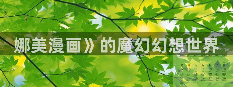 汗汗漫画土豪：娜美漫画》的魔幻幻想世界